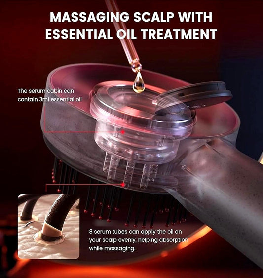Red Light  Scalp Massager
